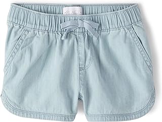 Girls Denim Pull On Shorts