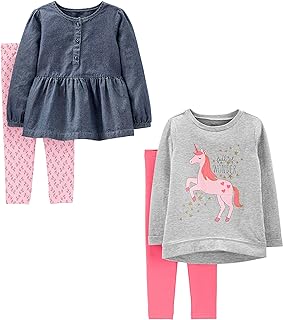 girls 4-piece Playwear Set