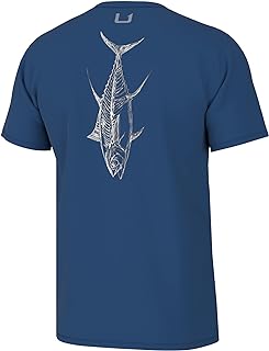 Men's Fishing Graphic Tee, Performance Short Sleeve, Quick-Dry