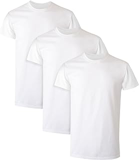 Men's Cotton, Moisture-Wicking Crew Tee Undershirts, Multi-Packs Available